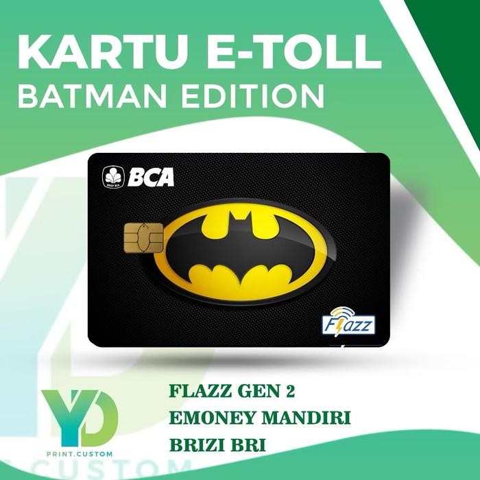 Terbaru Kartu Flazz BCA Gen 2 NFC Custom Edisi Batman Koleksi Limited