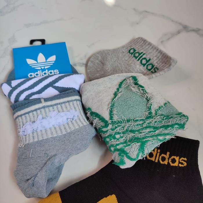 Kaos kaki Adidas Trefoil Classic Vintage Ankle Men and Women Orinal