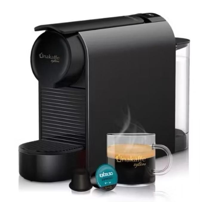 Excelso Unakaffe Mesin Kopi Ventura Avana Hitam- Coffee Mesin kapsul Unakaffe