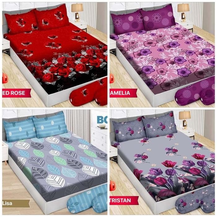 Turu Boss - Bonita Sprei Fitted Queen Size Uk.160X200 Cm