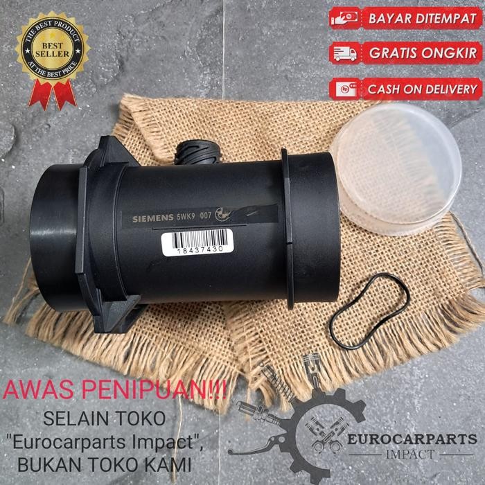 Baru Sensor Air Mass Flow Maf Bmw M50 M52 E34 E36 E39 Vanos Siemens Original