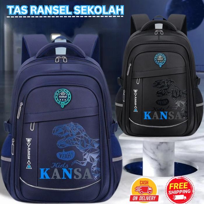 Converrse Exsport - Tas Sekolah Anak Laki Laki / Tas Ransel Anak Sekolah Waterproof