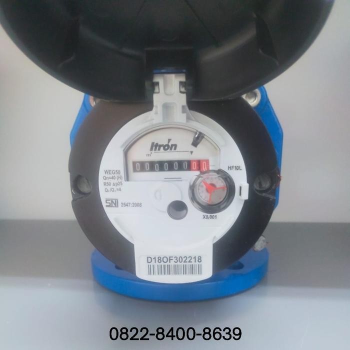 Baru Water Meter Itron 2 Inch Dn50 - Flow Meter Air Kualitas Tinggi