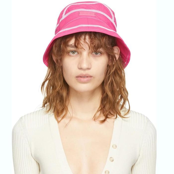 ORIGINAL Jacquemus Pink 'Le Bob Frescu' Bucket Hat Authentic READY STOCK