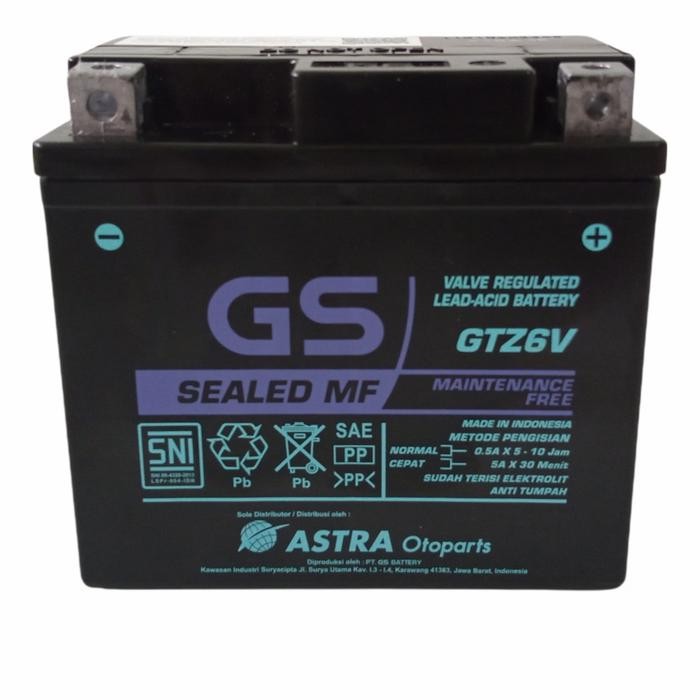 Aki Motor Vario 125 150 Pcx Satria Fu Gs Astra Original Bekas