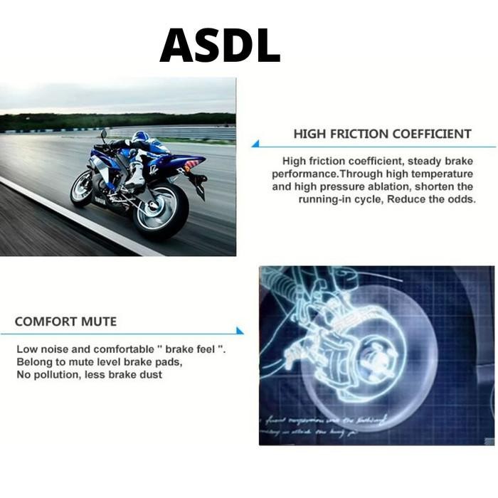 Kampas Kem Motor Royal Enfield Himalayan 2016-2021 Keramik Fiber Aksesoris