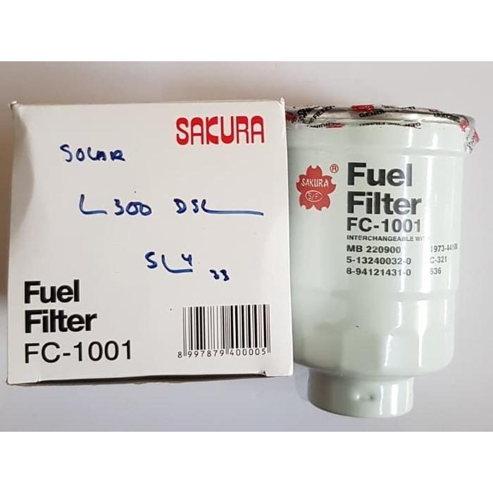 Filter Solar / Fuel Filter / Saringan Solar L300 / Kuda Merk Sakura