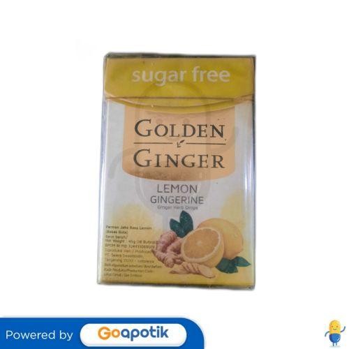 

GOLDEN GINGER FLIPTOP SUGAR FREE LEMON GINGERINE 45 GRAM