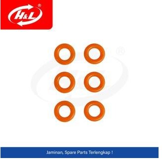 PJ set 6pcs O ring karet seal jarum spray gun listrik HL 718 719