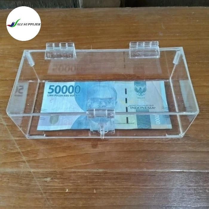 Akrilik Box Penyimpan Uang / Kotak Surat / Kotak Uang Akrilik / Box Penyimpan Uang / Kotak Akrilik /