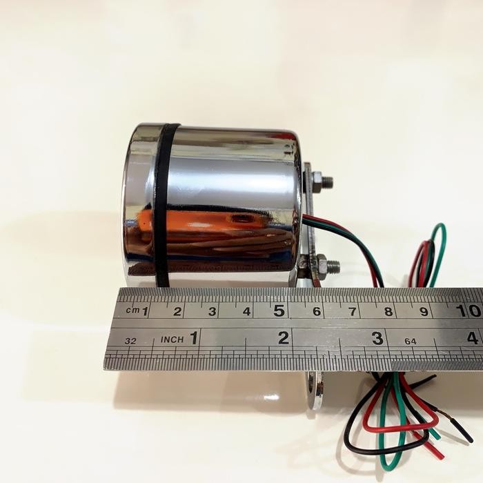 Fuel meter Ampere Bensin pengukur minyak Digital Jarum LED Universal Motor