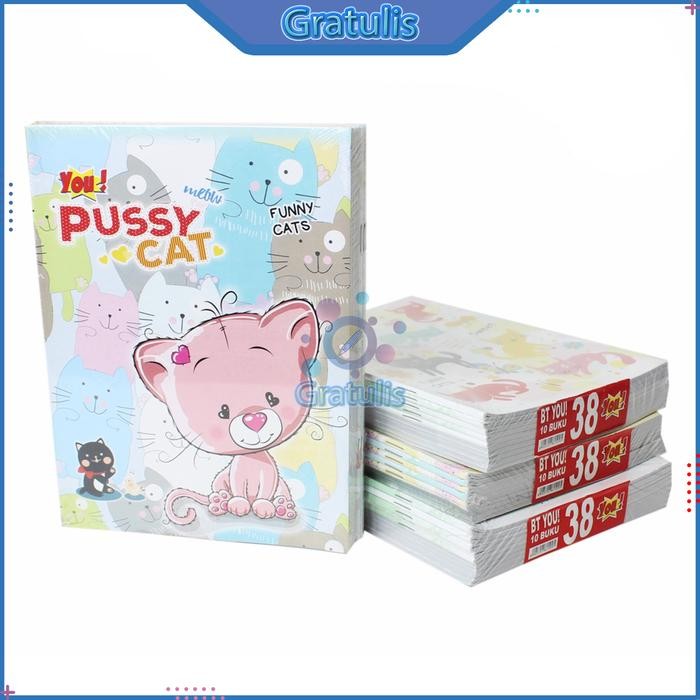 

New BUKU TULIS YOU [38 LEMBAR/10 BUKU] / BUKU TULIS SEKOLAH 1 PAK MURAH / PERALATAN SEKOLAH / ALAT