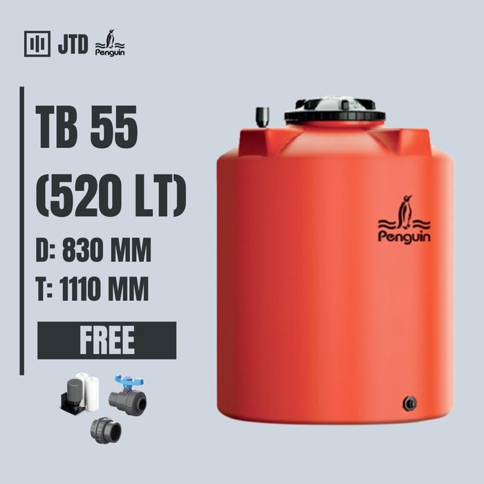 Toren / Tandon / Tangki Air Penguin Ukuran 520 / 650 / 800 / 1050