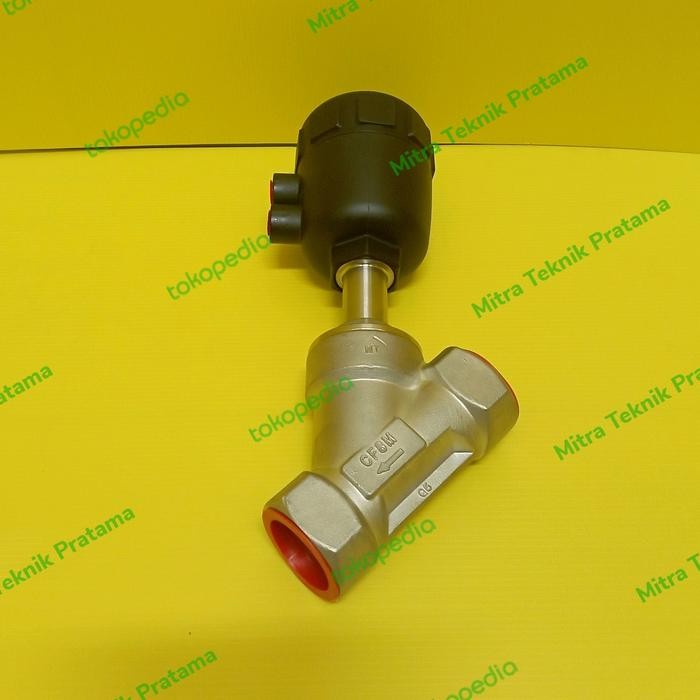 Paling Laris Angel Angle Seat Valve Stainless 316 3/4 Inchi / Dn20 Terlariss 