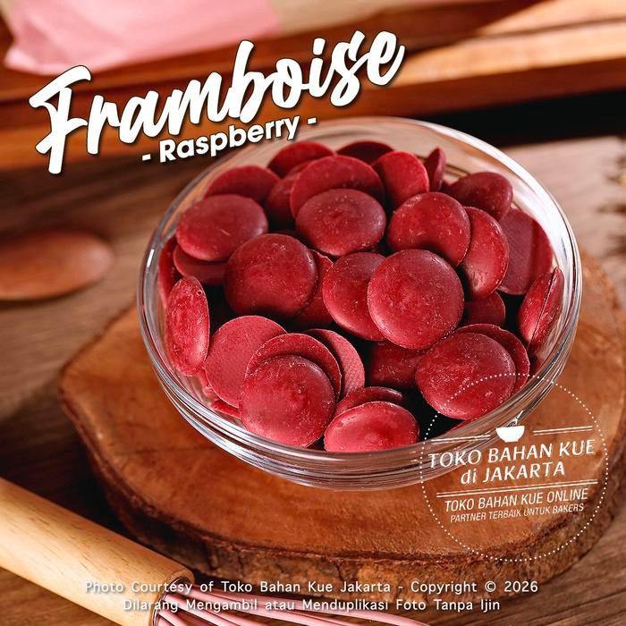 

9T3J- Valrhona Chocolate Framboise Raspberry Inspiration 100Gr Couverture