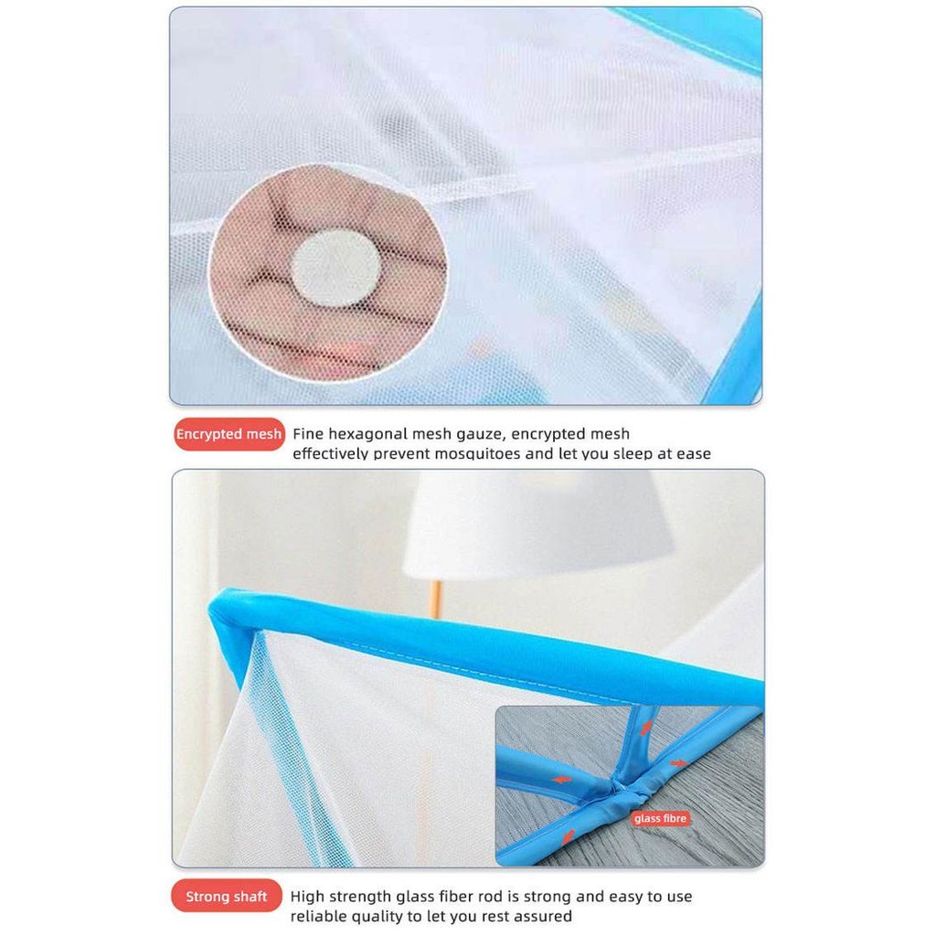 KELAMBU KOTAK ANAK DEWASA / KELAMBU LIPAT PERSEGI MULTIFUNGSI