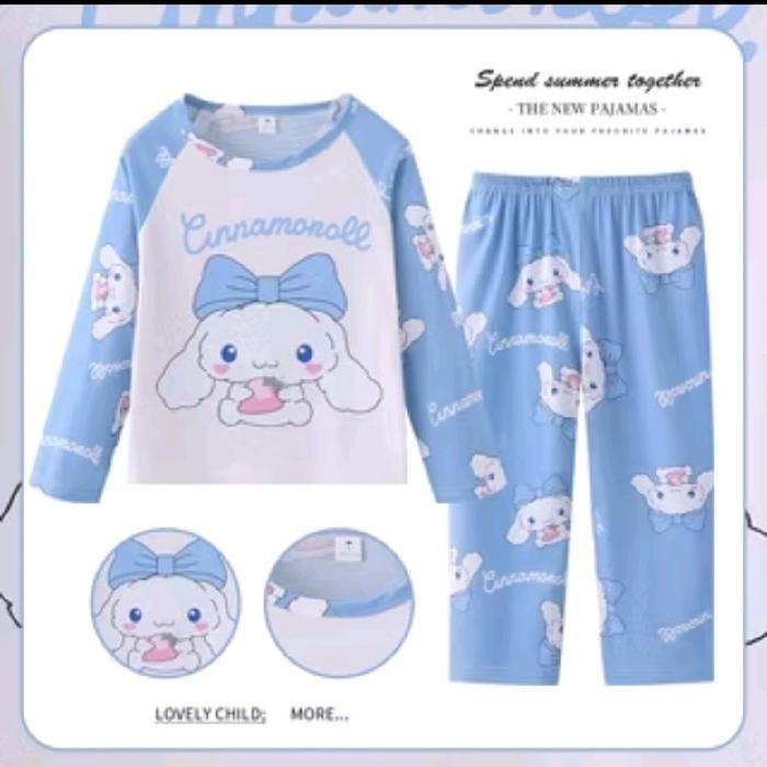 (Allthebest) Piyama cinnamoroll anak baju tidur anak cinnamoroll cute