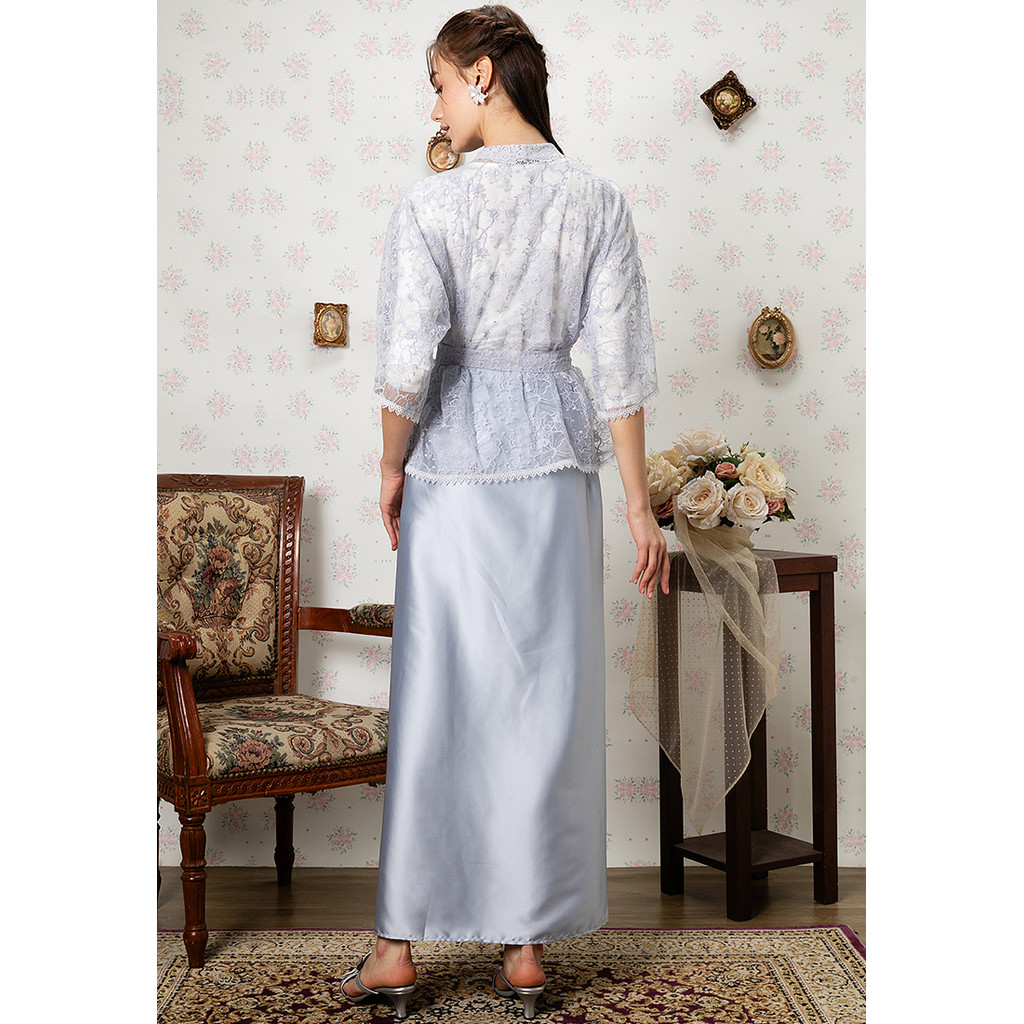Lubna - HANA LACE KEBAYA SET (Wanita) (BLUE)