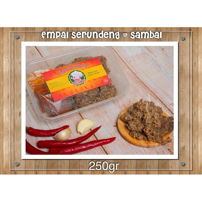 

Baru Empal Serundeng 250gr + Sambal by Kedai Neng Ola Terlaris