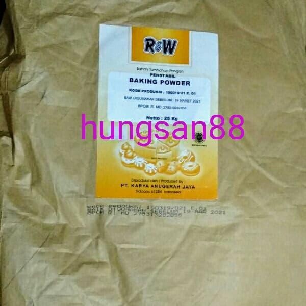 

LEZAT- Baking Powder R&W 25Kg Pengembang Kue , Pengembang Kerupuk, Dll Khusus Instant &