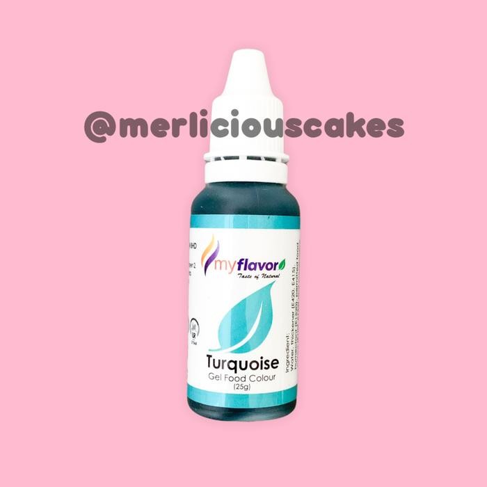 

LEZAT- Turquoise Gel My Flavor Food Color Food Colour Pewarna Makanan