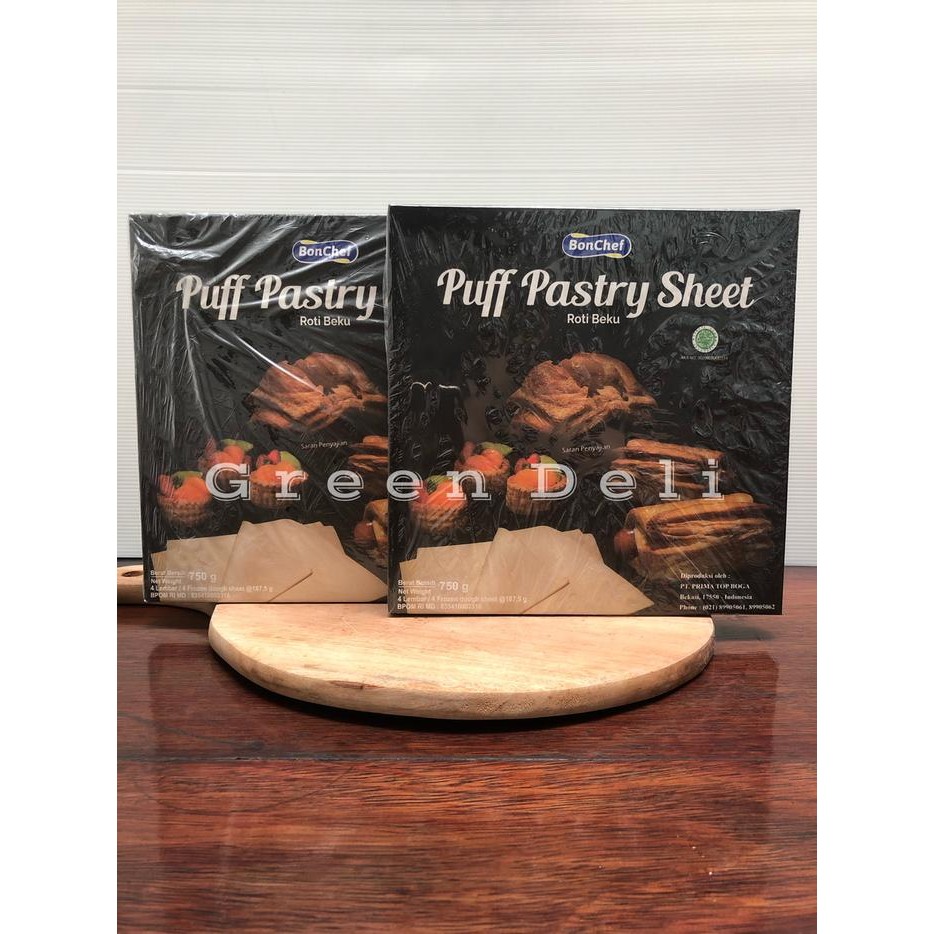 

LEZAT- Bonchef Puff Pastry 750Gram / 4Lembar
