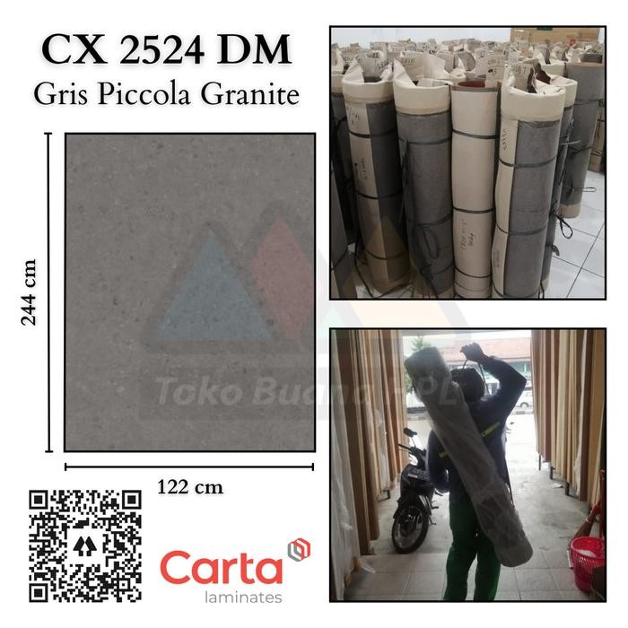 ___] CARTA HPL CX 2524 DM GRIS PICCOLA GRANITE GOSEND BANDUNG