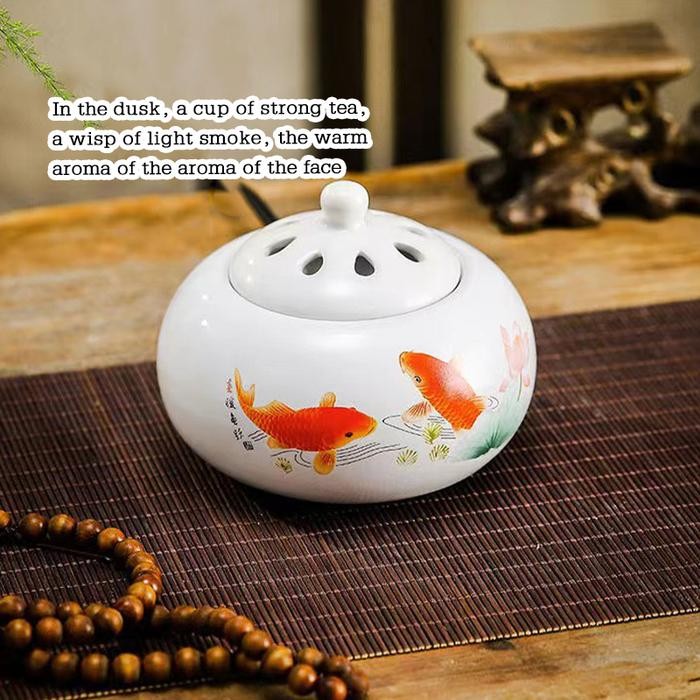 Pembakar Dupa Elektrik Bahan Keramik Tempat Dupa ElektricBukhoor Elektrik