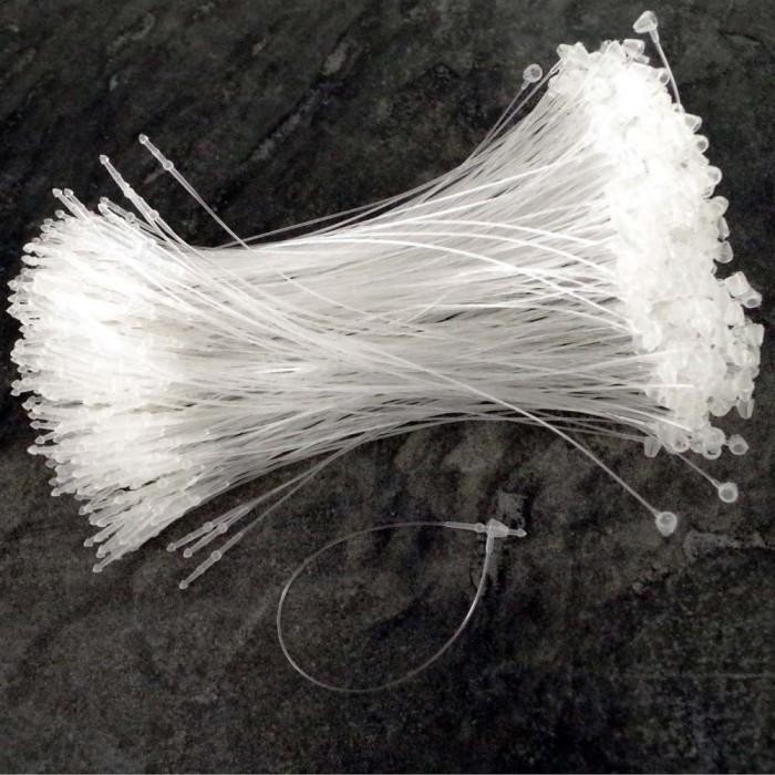 

1 Dos isi 5000pcs LOOP PIN HANG TAG PLASTIK LOCK STRING PIN (7,9 INCH)