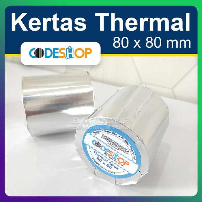 

Kertas Printer Thermal Ukuran 80x80 mm - 80mm - 80x80mm Puma Paper