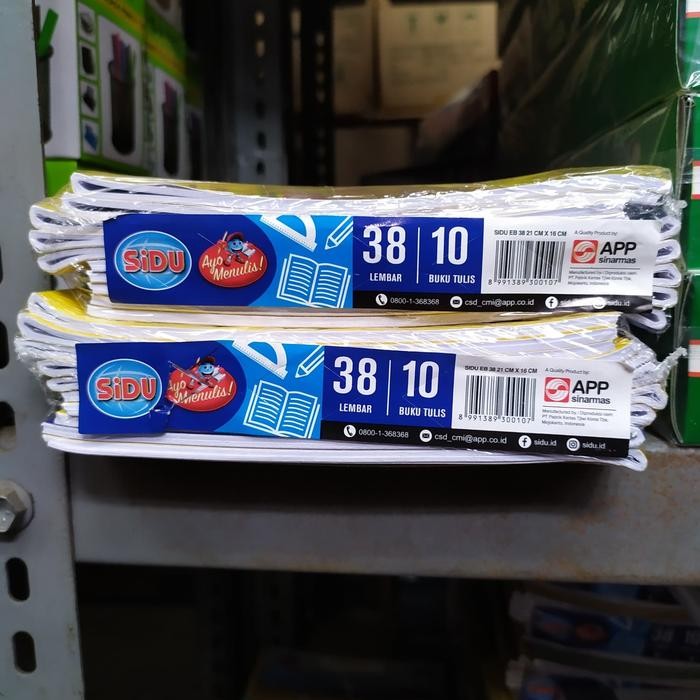 

Buku Tulis Sidu Isi : 38 Lbr