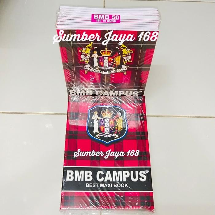 

Buku Tulis Bmb Campus 50 Lembar Isi 10 Buku
