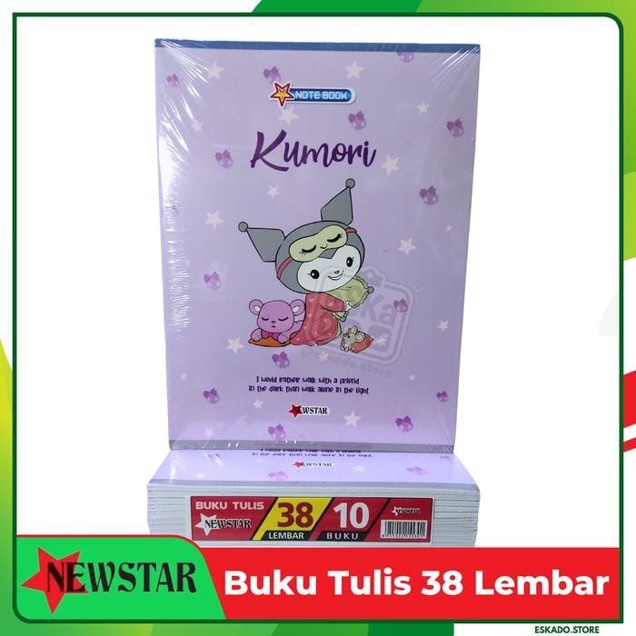 

Buku Tulis Quarto 38 Lembar / Buku Tulis New Star Motif Lucu