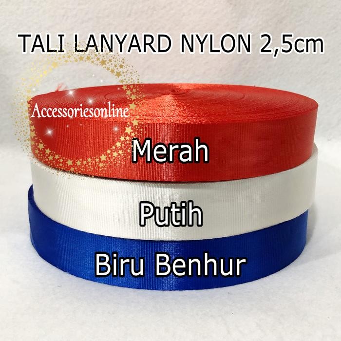 

promo tali id card gantungan 1cm cantelan plastik - isi 100pcs