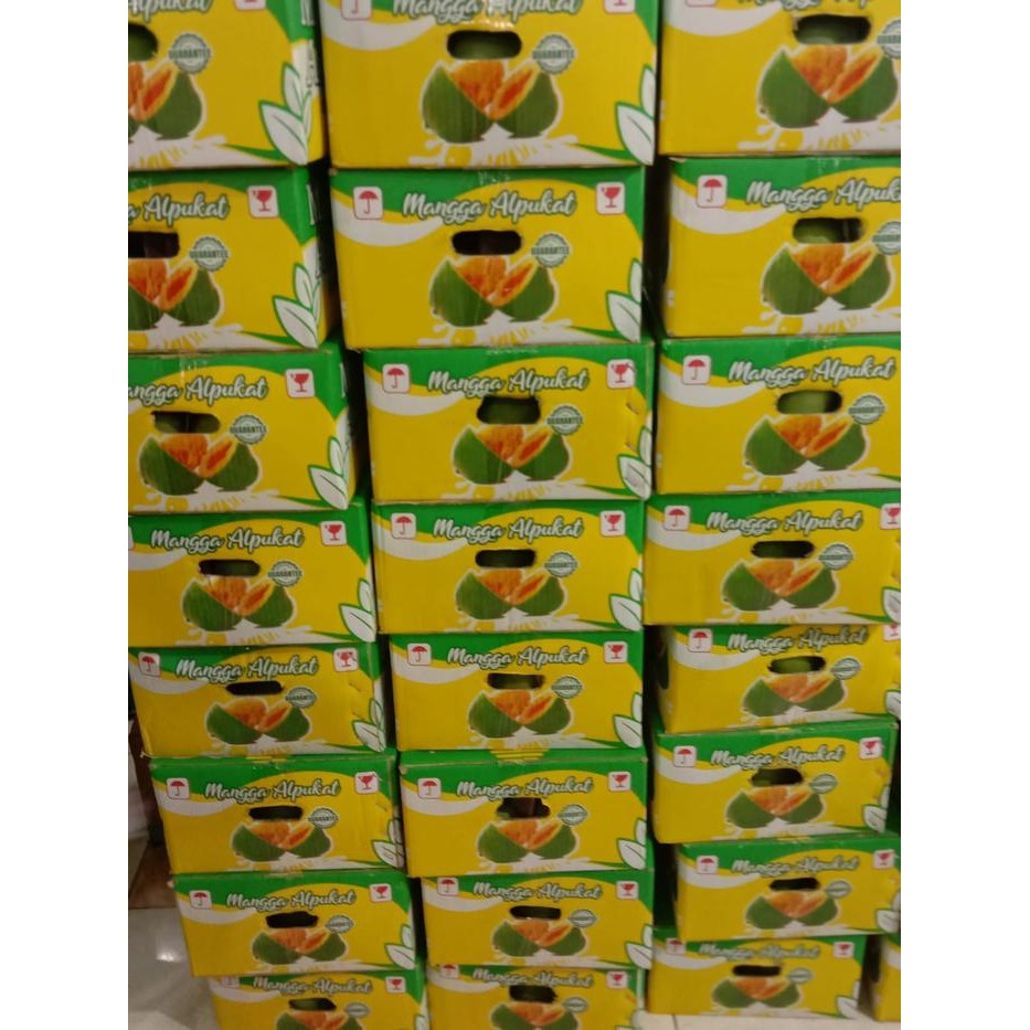 

NATURE- Buah Mangga Alpukat Harum Manis Matang Pohon Avomango Klonal 5Kg/Box