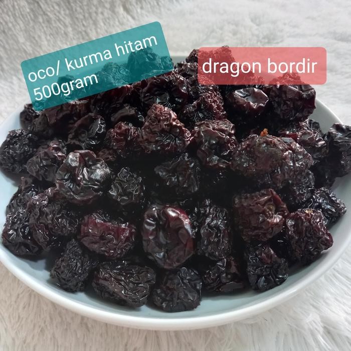 

NATURE- Kurma Hitam Cina Kemasan 500Gr/ O Co / Black Dates Hei Zhao