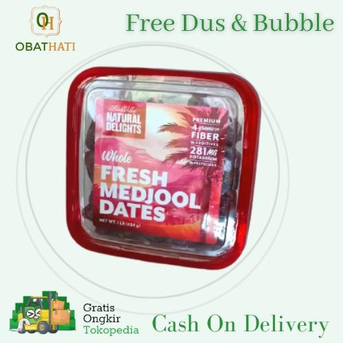 

NATURE- Kurma Medjool Dates Natural Delights 454 Gram Paling Murah