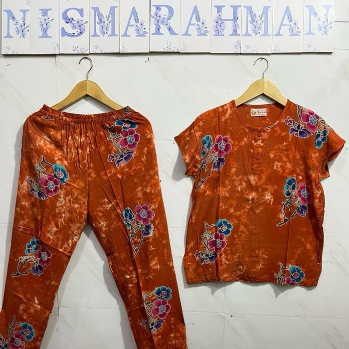 Setelan Cp Batik Sunan Ori Abg - Tangan Pendek - Celana Panjang