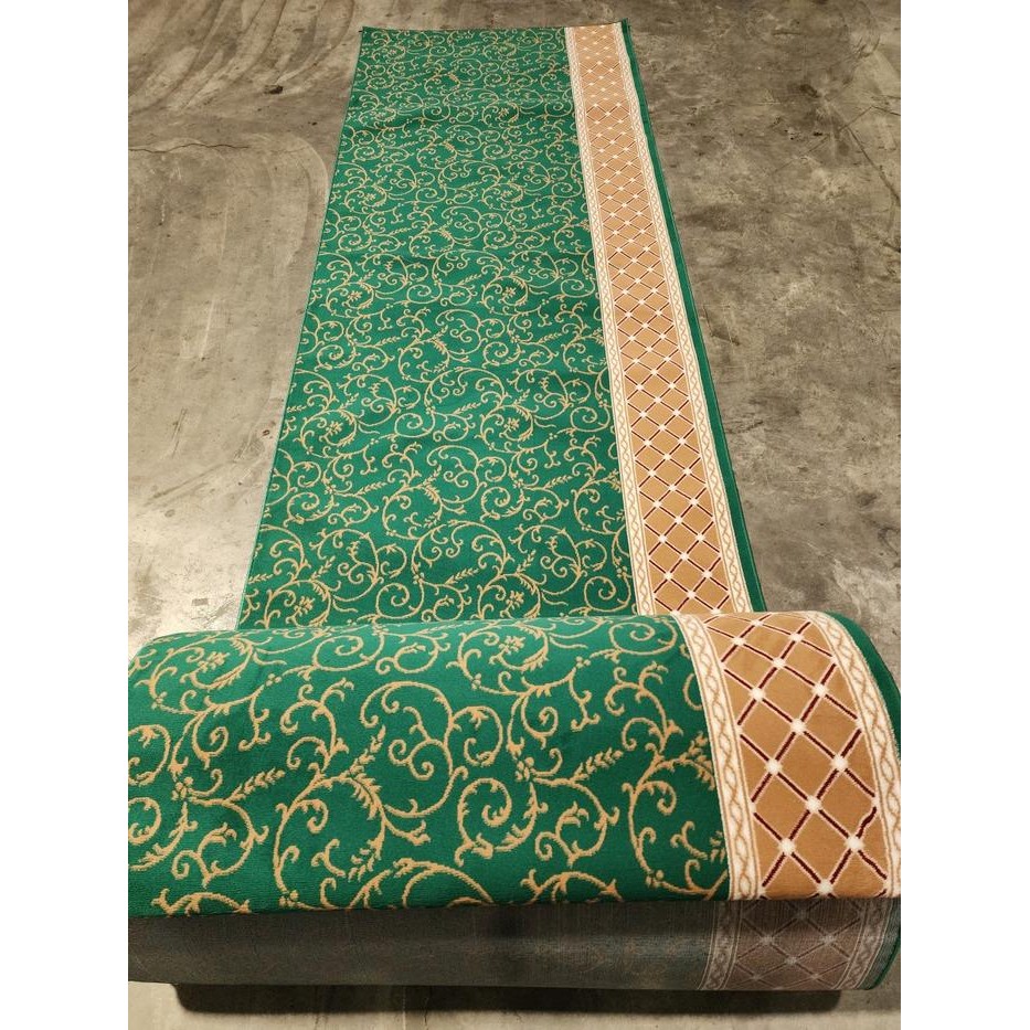 Karpet Masjid 1 Roll Merk Mimbar SF-0350 / Sajadah Karpet Mushola Meteran