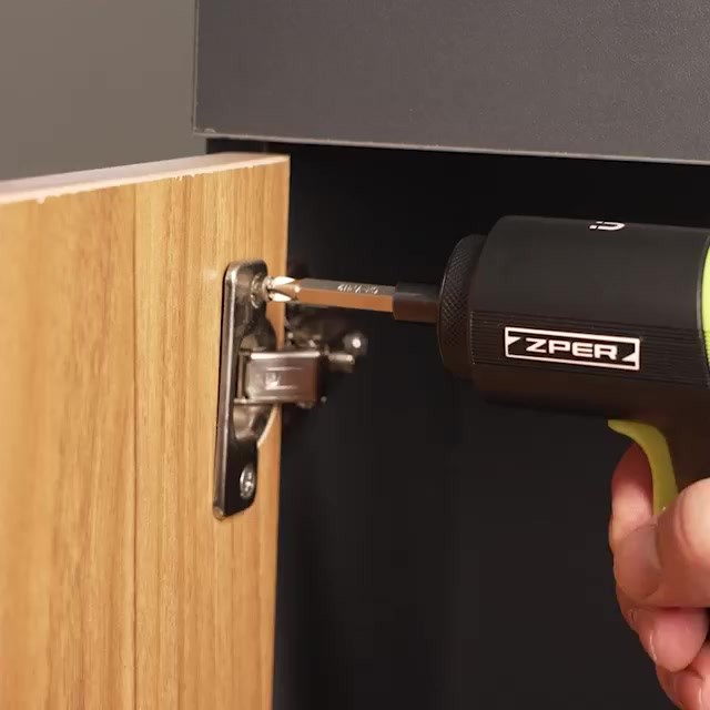 ZPER Obeng Set Lengkap Mesin Bor Listrik Baterai Obeng Elektrik Set Komplit Screwdriver Cordless