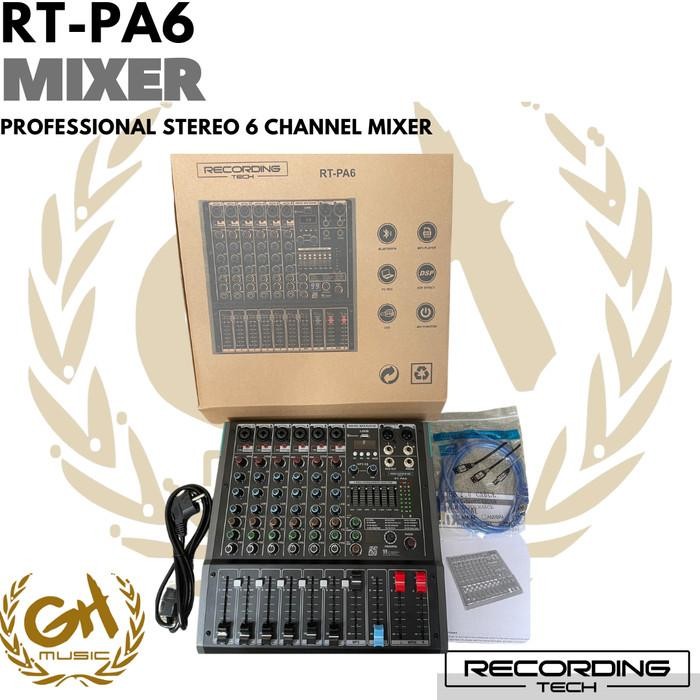 Recording Tech Rt-Pa6 Professional Stereo Mixer Rt Pa 6 - Rt Pa6