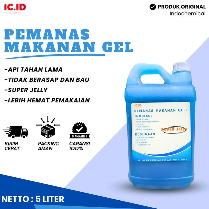 Tersedia Sterno Gel 5L Pemanas Makanan Original Super Jelly Praktis Tahan Lama