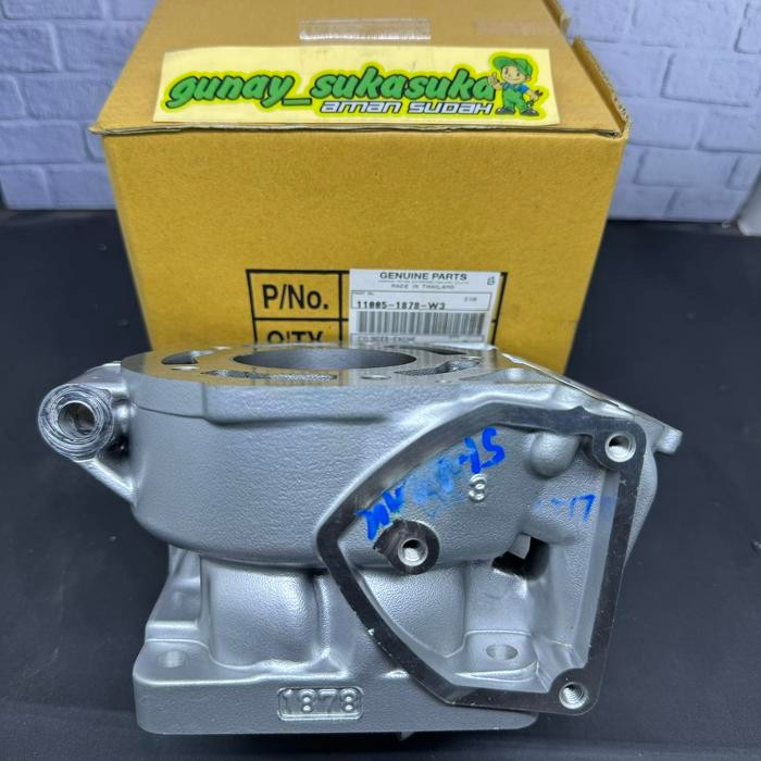 Blok Cylinder Ninja 1878 Silver ZX Original Kawasaki