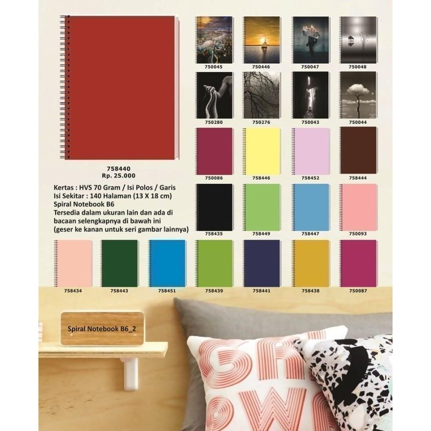 

Bisa Gosend! Notebook Spiral B6_Big City Paris