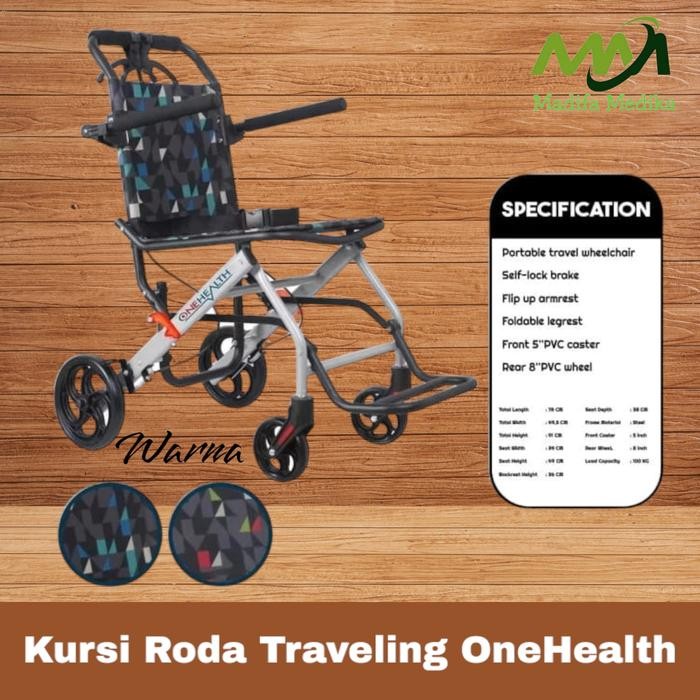 Kursi Roda Traveling OneHealth Kursi Roda Umroh Kursi Roda Haji