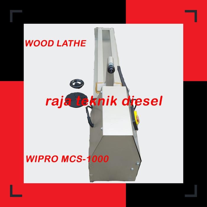 Bagus Mesin Bubut Kayu / Wood Lathe Machine 1000 Mm Wipro Mcs-1000 Terlariss 