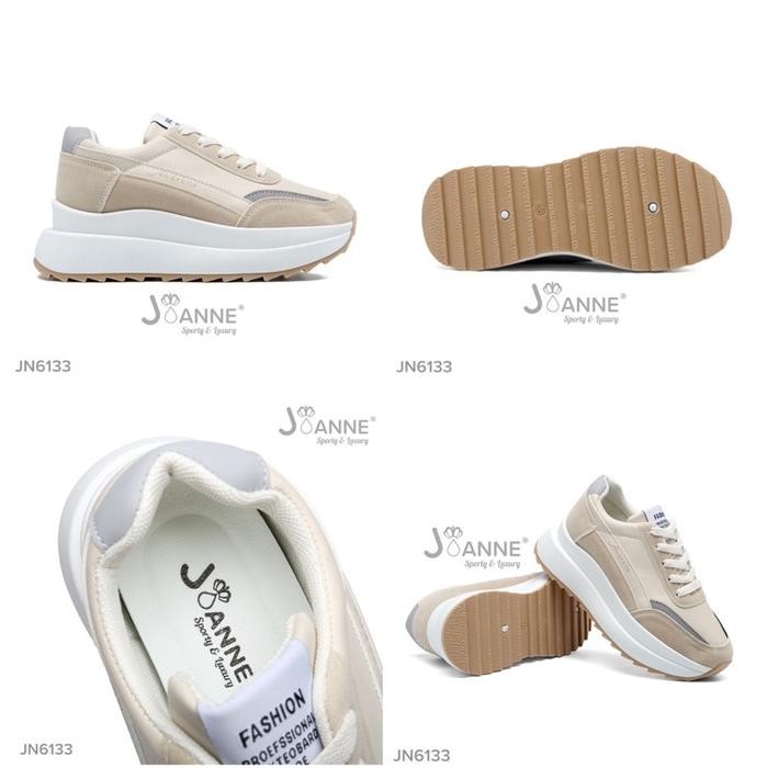 JOANNE Highsole Sporty Sneakers Shoes Sepatu Wanita Casual JN6133