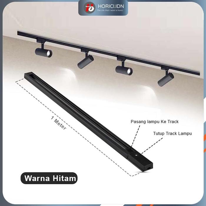 REL Track Lampu Sorot 1M / Rel Lampu Sorot / Track Rail Spotlight 1Meter (tidak termasuk lampu)