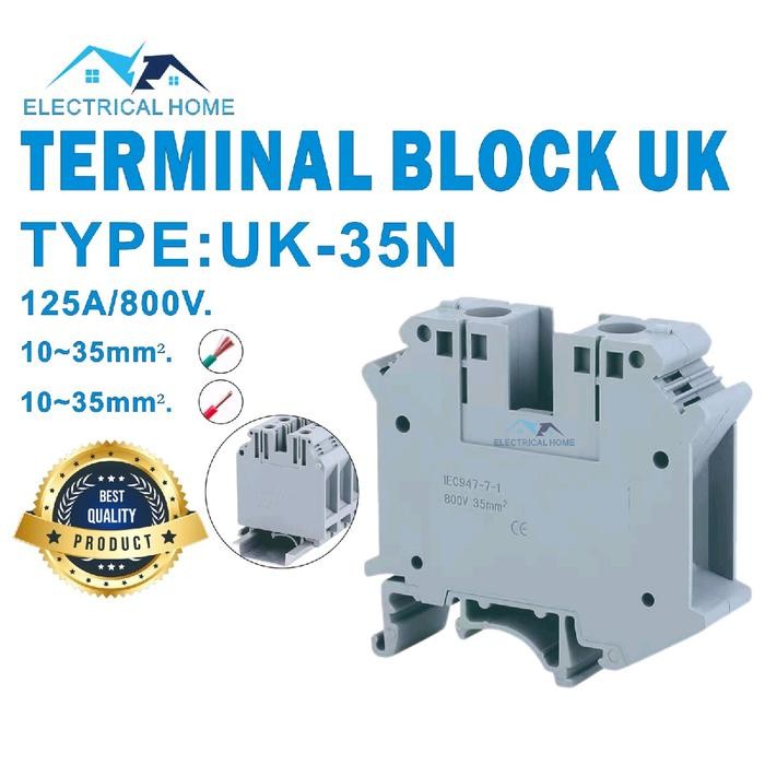 Terminal Block Modular UK-35N (10~35mm) 800V Din Rail