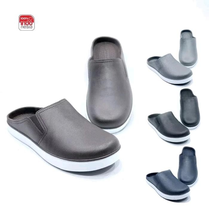 GENT.RIX- Sandal Sepatu Selop Pria/ Laki Laki Yumeida Gt9118L Ukuran 39-43